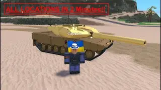 All Leopard Tank Part Locations In 2 Minutes (Military Tycoon)