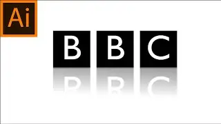 BBC news logo | adobe illustrator | easy for beginners