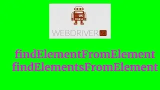 webdriverIO - findelementFromElement and findElementsFromElement