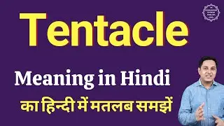 Tentacle meaning in Hindi | Tentacle ka matlab kya hota hai