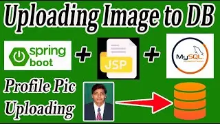 Image Uploading to database From UI (JSP page) in spring boot