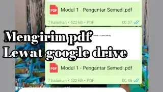 Cara mengirim file pdf lewat google drive