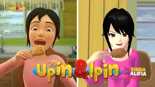 Tiru Aksi Upin Ipin Minyak Sawit Makan Ayam Goreng | Upin & Ipin Terbaru 2024