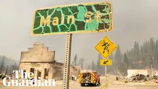 Wildfire tears through northern California Gold Rush town