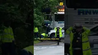 A man has died after a car left the road and hit a tree near Wigan #news #warrington