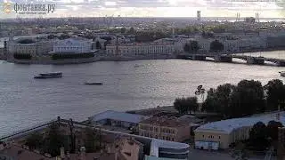 LIVE St. Petersburg Peter and Paul Fortress Петропавловская крепость, Васильевский остров онлайн