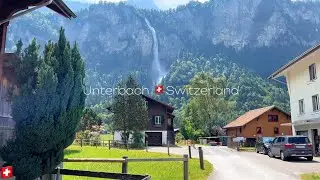 The stunning nature of Switzerland🇨🇭 Unterbach / Noisy Waterfalls and Mighty Mountains 🏔️