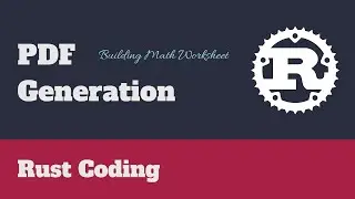 PDF generation using Rust   math worksheet