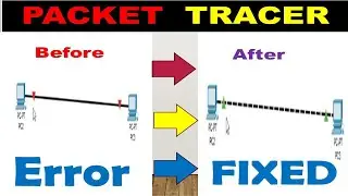 How to use LAN Cables Connect two Computer in Packet Tracer.