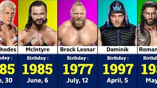 WWE Superstars Birthday 2024 | WWE Wrestlers Date Of Birth