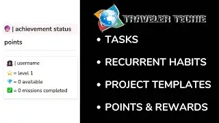 Gamified master task DB - Notion free template