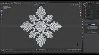 Blender 4furniture new technique for ornament modeling_ carve tool