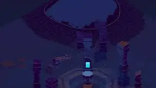 Demo Scene: Water Shrine at Night