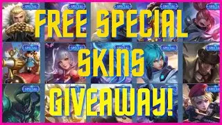 HOW TO GET FREE SPECIAL SKIN IN ML | MOBILE LEGENDS FREE SKIN 2023