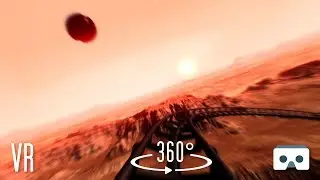 360 VR Mars Roller Coaster: Virtual Reality 360 3D Video