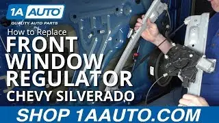 How to Replace Front Window Regulator 14-19 Chevy Silverado