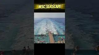 MSC Seascape Elevator Ride Up to the Bridge of Sighs #cruise #cruising #msc