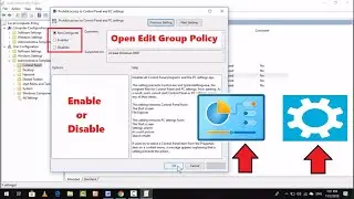 How to Enable or Disable Settings & Control Panel in Windows 10
