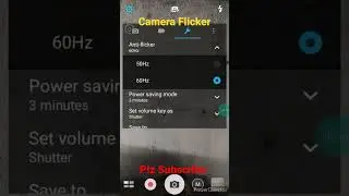 Camera Flickering | Mobile camera flicker👉Change this settings|