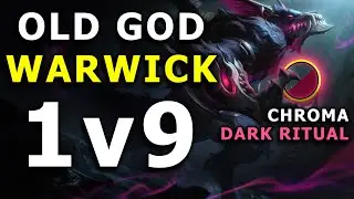 OLD GOD Warwick (Dark Ritual Chroma) - I HAVE NEVER CARRIED THIS HARD (League of Legends, Season 11)