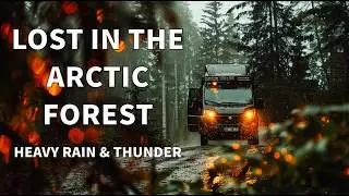 My 1st Summer Full Time Van Life Living. Driving to the Arctic. Severe Weather Vanlife Rain Camping