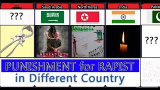 Punishment for Rapist in Different Countries