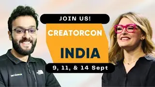 CreatorCon India is here 🥳🥳