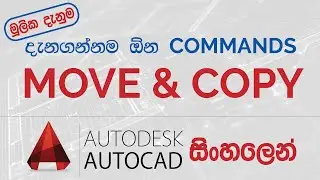 MOVE and COPY | AutoCAD Sinhala Tutorials - 9