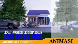 Desain rumah modern minimalis #lebar6meter #minimalis #rumahmungil