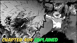 Bakugo Saved All Might from One For All | My Hero Academia chapter 404 Explained #myheroacademia