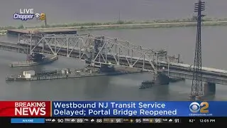 Portal Bridge Back In Service After Getting Stuck Open