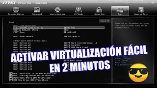 Cómo activar la virtualización en BIOS MSI 2024 Fácil y Rápido