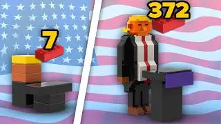 LEGO DONALD TRUMP in Different Scales | Comparison