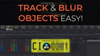 Track & Blur Object DaVinci Resolve 16 Colour Page