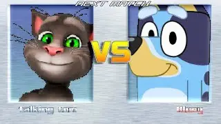 M.U.G.E.N BATTLES | Talking Tom vs Bluey