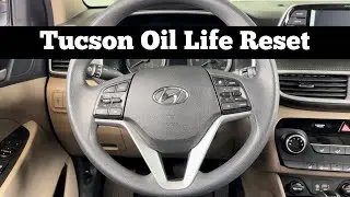 How To Reset Oil Life On 2019 - 2021 Hyundai Tucson - Clear Tucson Oil Change Service Interval Light