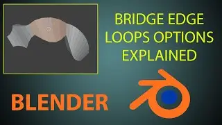 Bridge Edge Loops: A Beginners Guide to Blender. Modeling Tutorial Basics