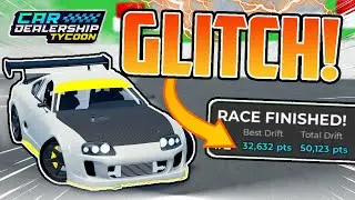 How To Do The *DRIFT POINTS GLITCH* In Roblox Car Dealership Tycoon!!