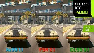 Cyberpunk 2077 | 1440p XeSS 1.1 vs FSR 2.1 vs DLSS 3.1 Graphics/Performance Comparison | RTX 4080