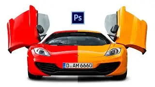 TUTORIAL PHOTOSHOP - MERUBAH WARNA MOBIL DENGAN SEMPURNA