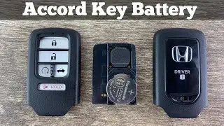 How To Replace A Honda Accord Remote Key Fob Battery 2018 - 2021 DIY Change Replacement Batteries