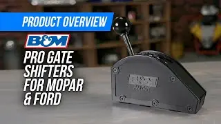 B&M Pro-Gate Shifter for Chrysler and Ford - Compact, Rugged, and Perfect for Racing