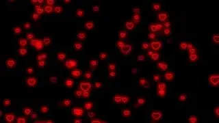 Flying Heart❤️Heart Neon Lights Love Heart Background Video Loop 10 Hours