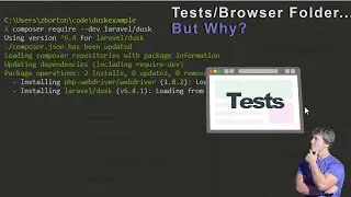 How to Install Laravel Dusk (Showing Browser During Tests)