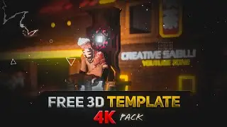 How To Make 3D Montage Video 🔥| Free To Use 3D Clip 🌟| FREE FIRE 3D INTRO TEMPLATE 🤓| Creative Sabuj