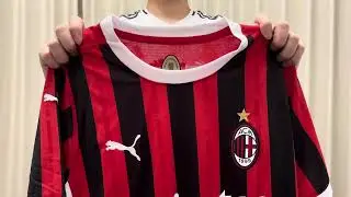 AC Milan Home Jersey 24/25 UNBOXING + REVIEW from jerseysfcsoccershop.com