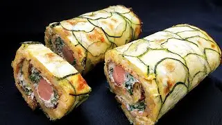 Вкусная закуска из кабачков! Простой рецепт!