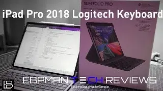 Best iPad Pro 2018 Smart Keyboard Case | Logitech Slim Folio Pro