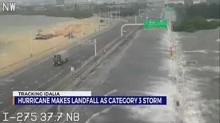 Idalia makes landfall as Cat 3 storm