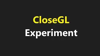 036- (SETUP) Environment Variables for OpenGL Tools, Simple Experiments with OpenGL